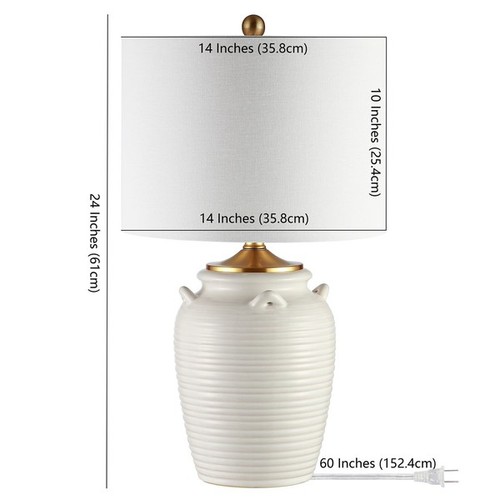Safavieh lener table - safavieh, lamp
