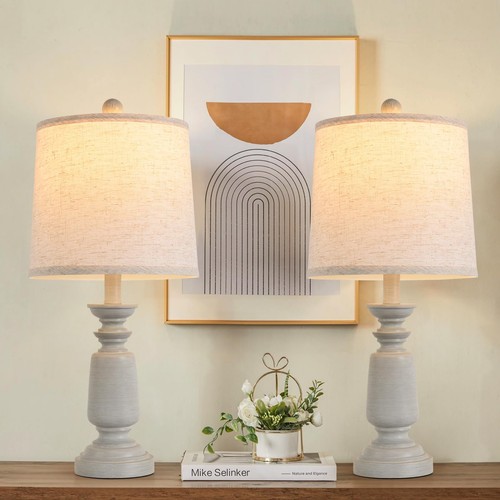 Table nightstand lamps set - 22",