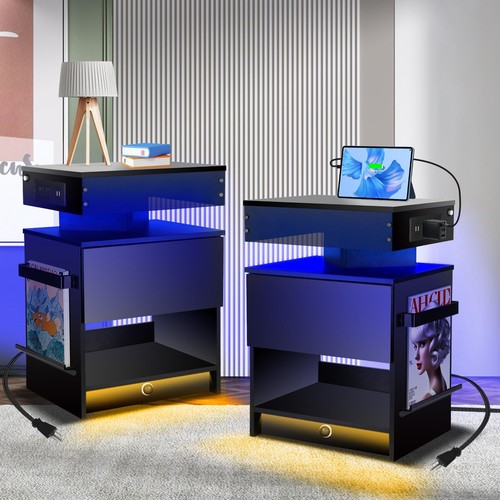 Nightstand with induction - with,