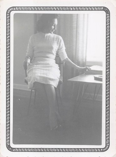 1955 elegant woman mcm - 1955,