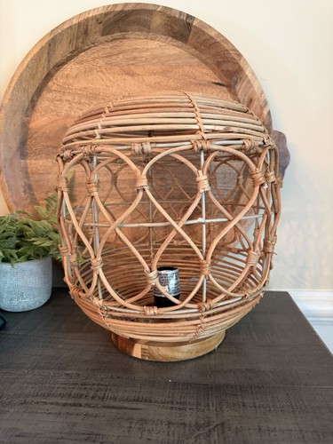 Handwoven boho rattan - handwoven,