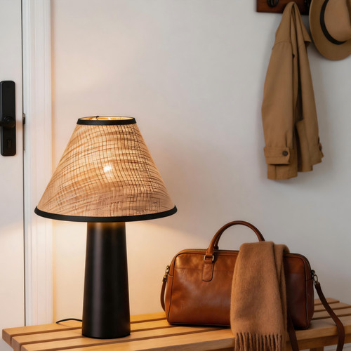 Metal table lamp for - for, cozy