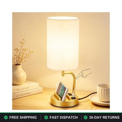 Table lamp with usb - with,