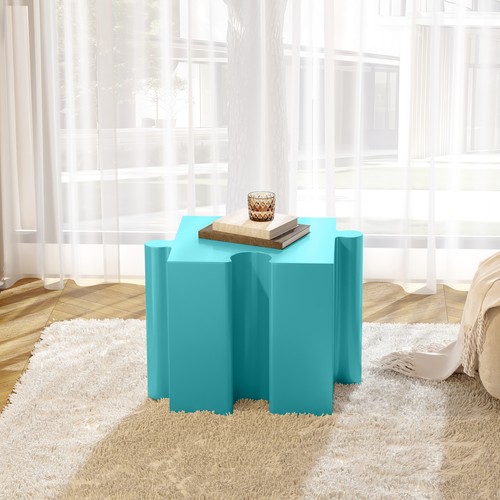 Modular puzzle art side table - art,