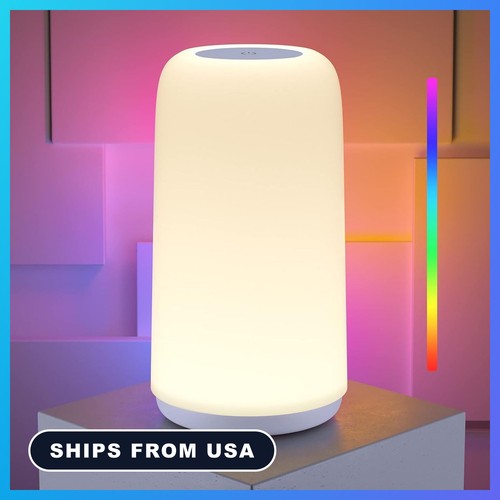 Touch bedside table led lamp - led,