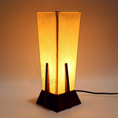Table lamp without - bulb, wooden